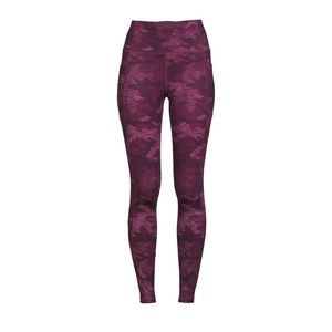 Avia Women’s Active Core Performance Print Legging (Purple Camo)